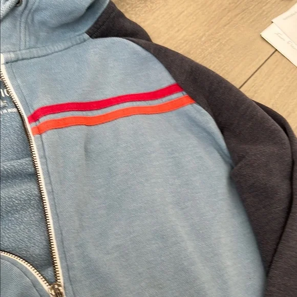 Mossimo Supply Co. Blue and Gray Hoodie - Picture 3 of 5